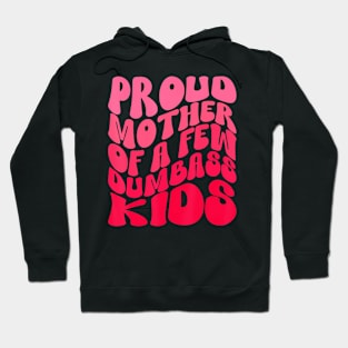 Proud Mother Mom Of A Few Dumb Kids Mothers Day Outfit Hoodie